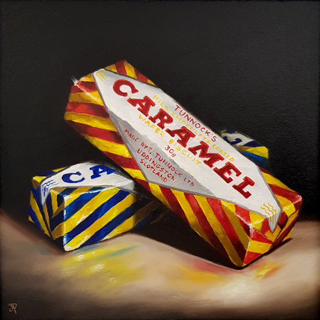 'Tunnocks Caramel Wafers' by artist Jane Palmer